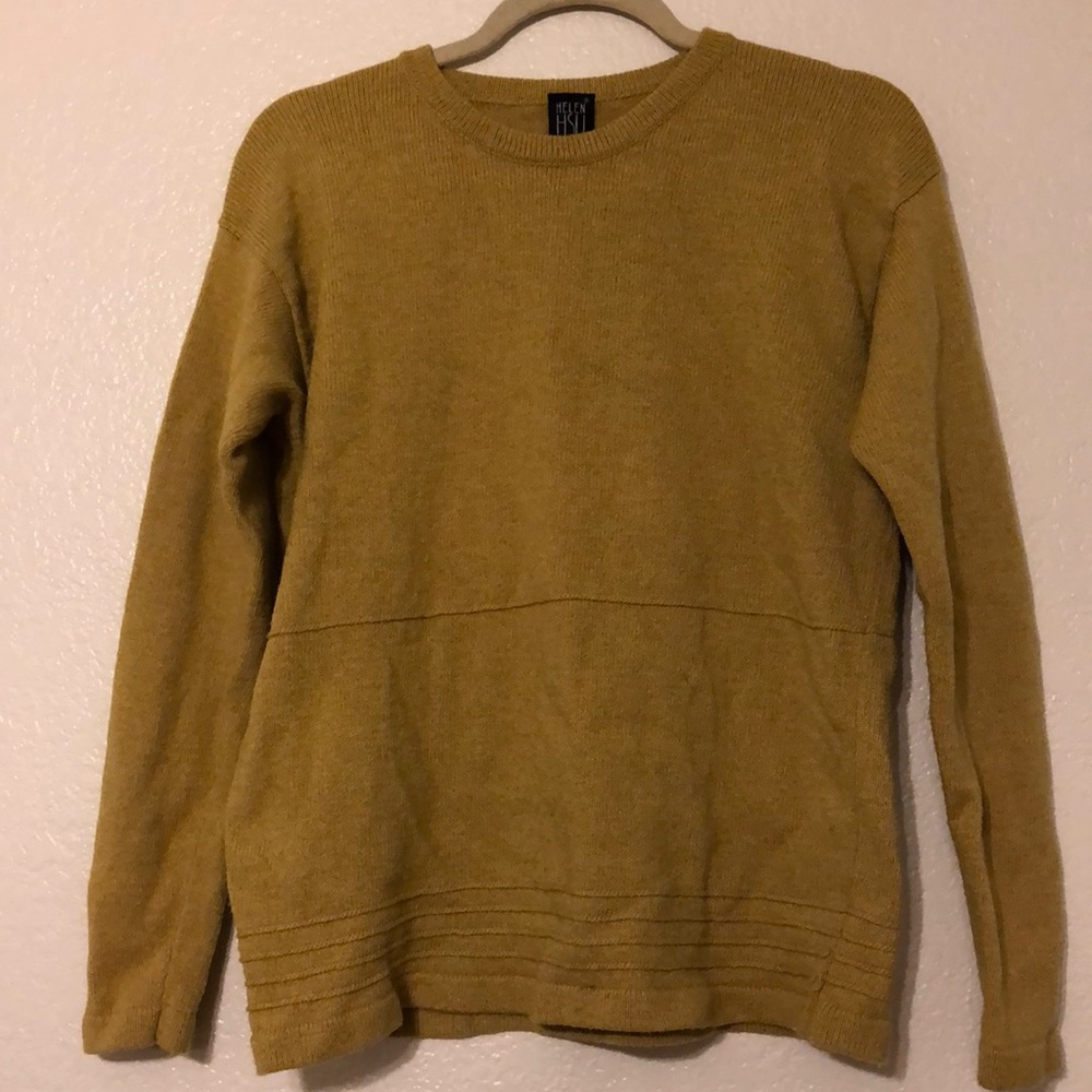Spring sweater - beautiful, rich gold